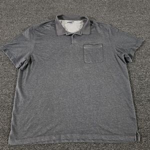 Van Heusen Flex Polo Shirt Mens XXL Gray Stretch